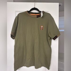 Men’s Benetton short sleeve olive-colored T-shirt, nwt